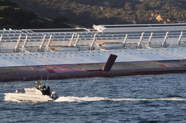 luxury cruise ship aground