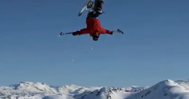 Watch Paralyzed skier does backflip on slopes CBS News