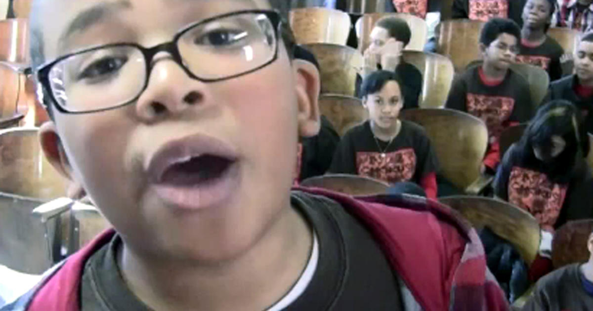 PS22 Chorus covers Gotye's "Somebody That I Used To Know" - CBS News