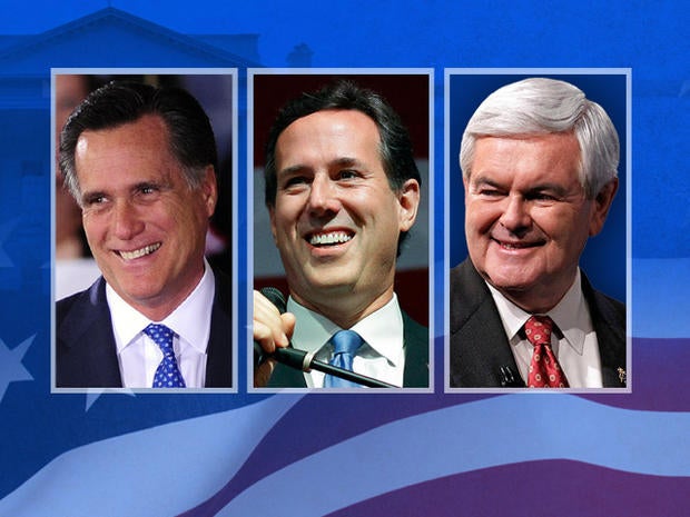 2012 - Elections Mitt Romney Rick Santorum Newt Gingrich