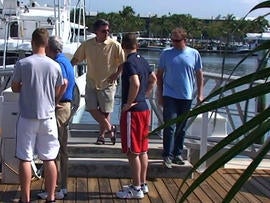 Atkinson Congressional Vacation boarding boat