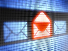 email on screnn