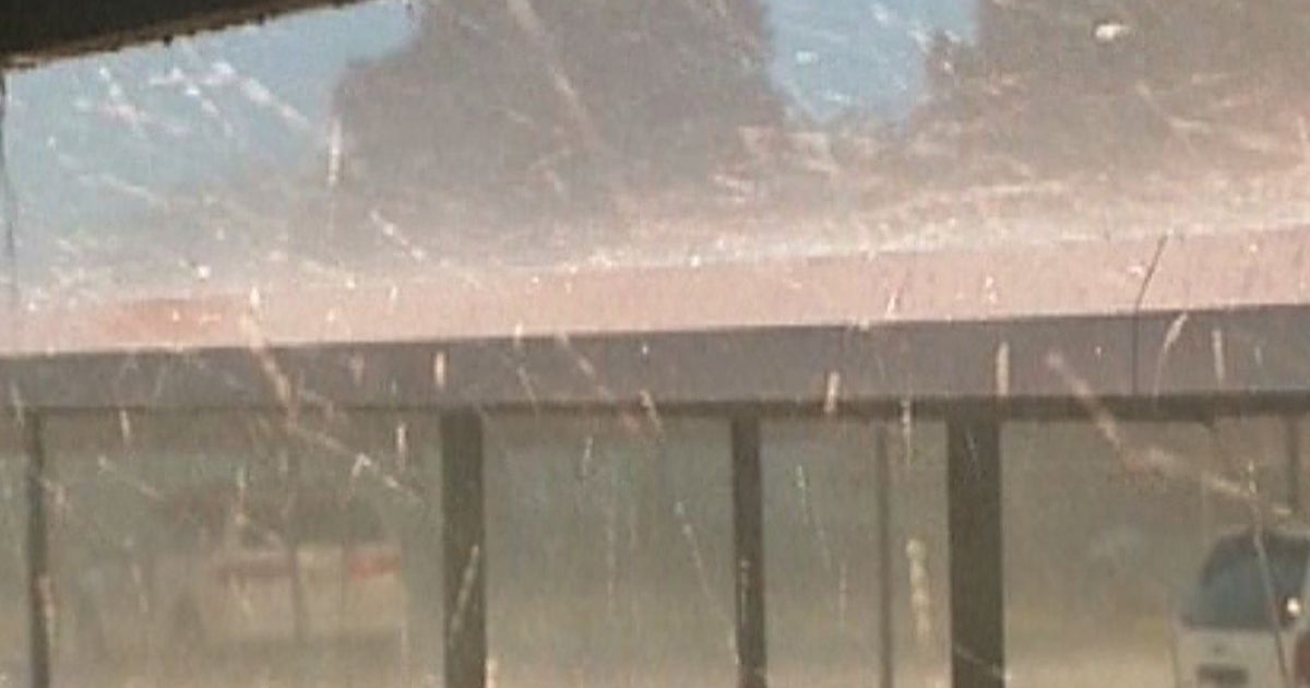 Severe hail storm hits Oklahoma City Videos CBS News