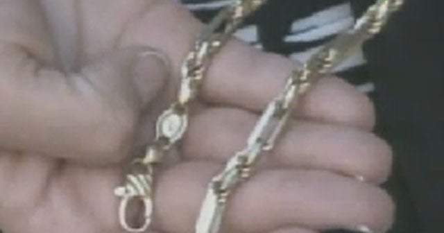 Gold chains disappearing by the dozen in Stockton, Calif. CBS News