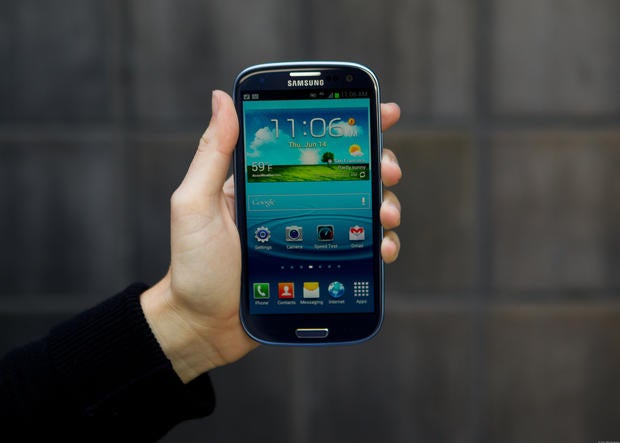 The Samsung Galaxy S3.