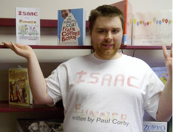 In this July 2012 photo released by Karen Corby shows her son Paul at the Pottsville Free Public Library in Pottsville, Pa. Karen Corby whose autistic adult son was denied a heart transplant is using an online petition to gather support in a bid to convince a hospital to reconsider.