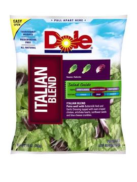 Dole Italian Blend salads recalled after positive Listeria 