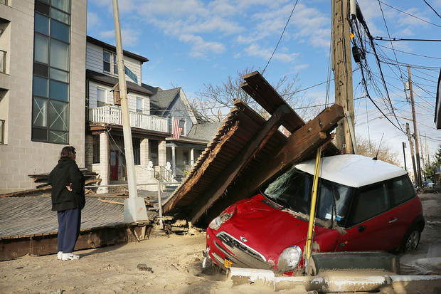 Damage From Hurricane Sandy 