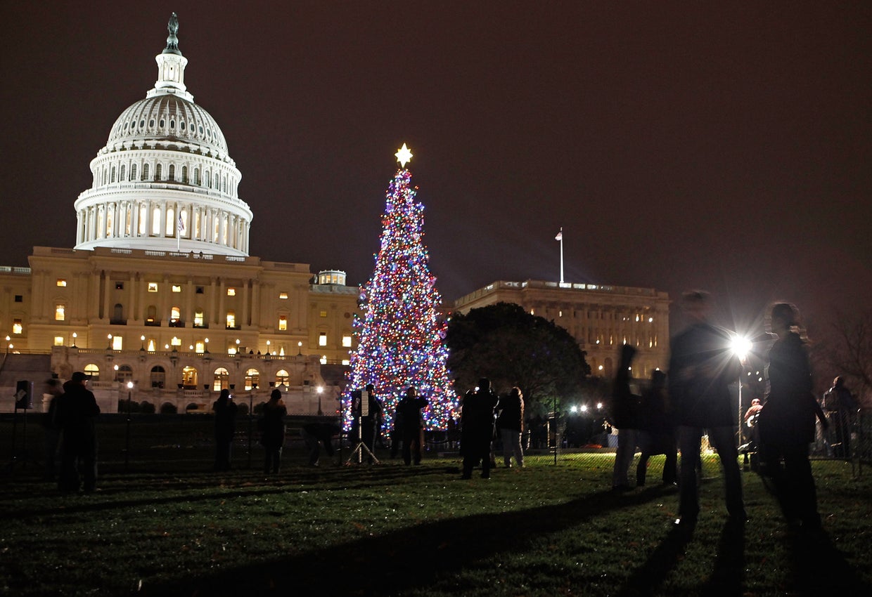 U.S. Capitol Christmas Tree lighting ceremony CBS News