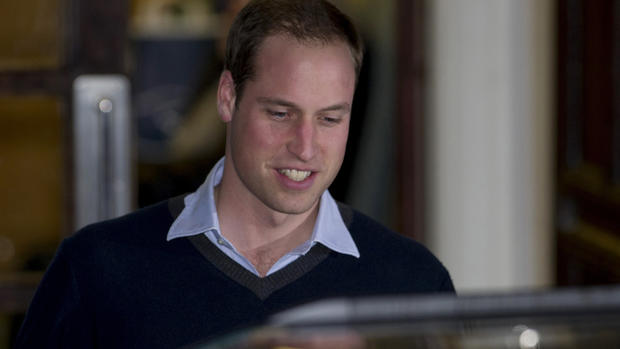 Prince William visits Kate at the hospital 
