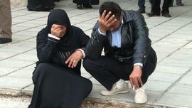The mother and brother of Adnan Saad cry upon hearing of his death.