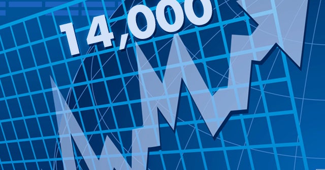 Dow Jones Industrial Average hits 14,000 - CBS News