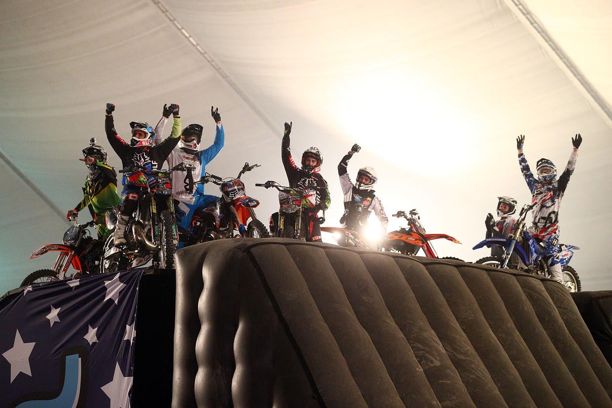 Team Nitro Circus breaks Guinness World Record Photo 1 CBS News