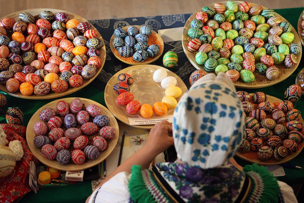 Colorful Easter eggs in Germany Photo 1 CBS News