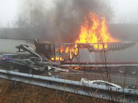 car wreck, virginia, i-77