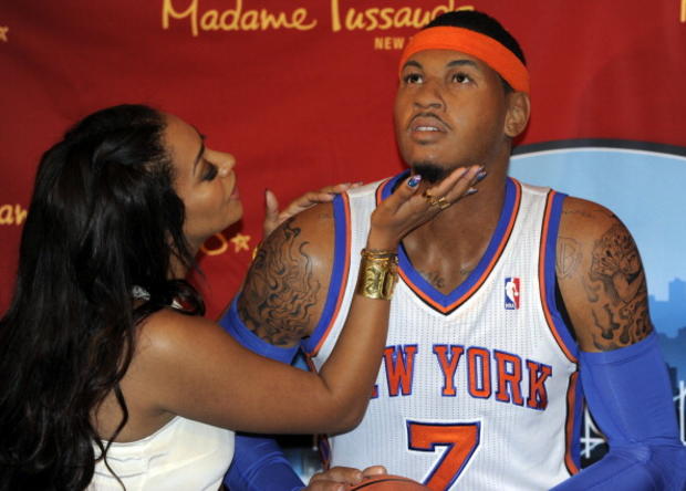 New York Knicks star Carmelo Anthony's w 