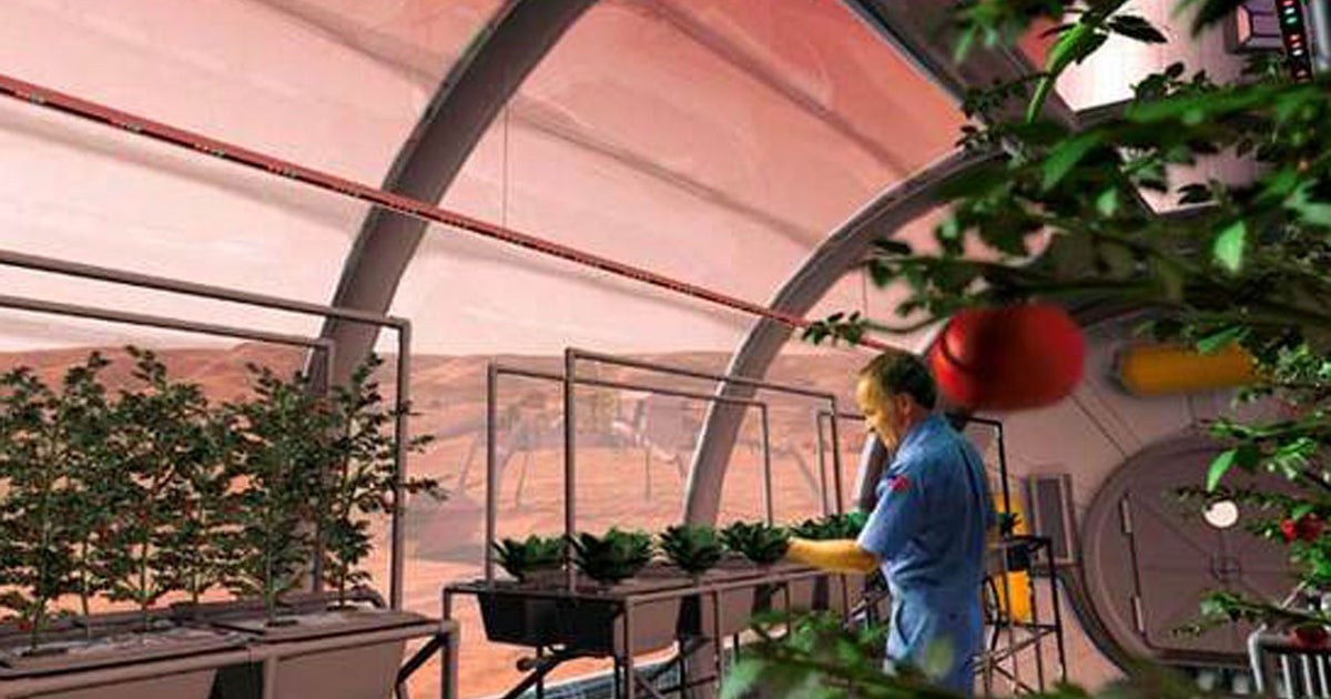 Farming on Mars NASA ponders food supply for 2030s mission CBS News