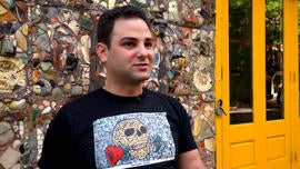 Matt Rosen, 32, has been instrumental in getting the word out about Jim Power and his art.