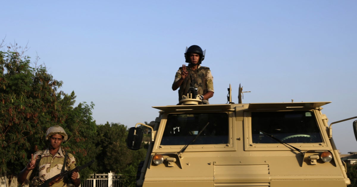 Egypt's army in position to make good on warning CBS News