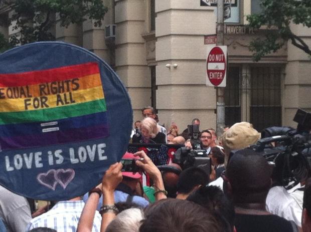 Supreme Court Gay Marriage Decisions Celebrated In West Village 