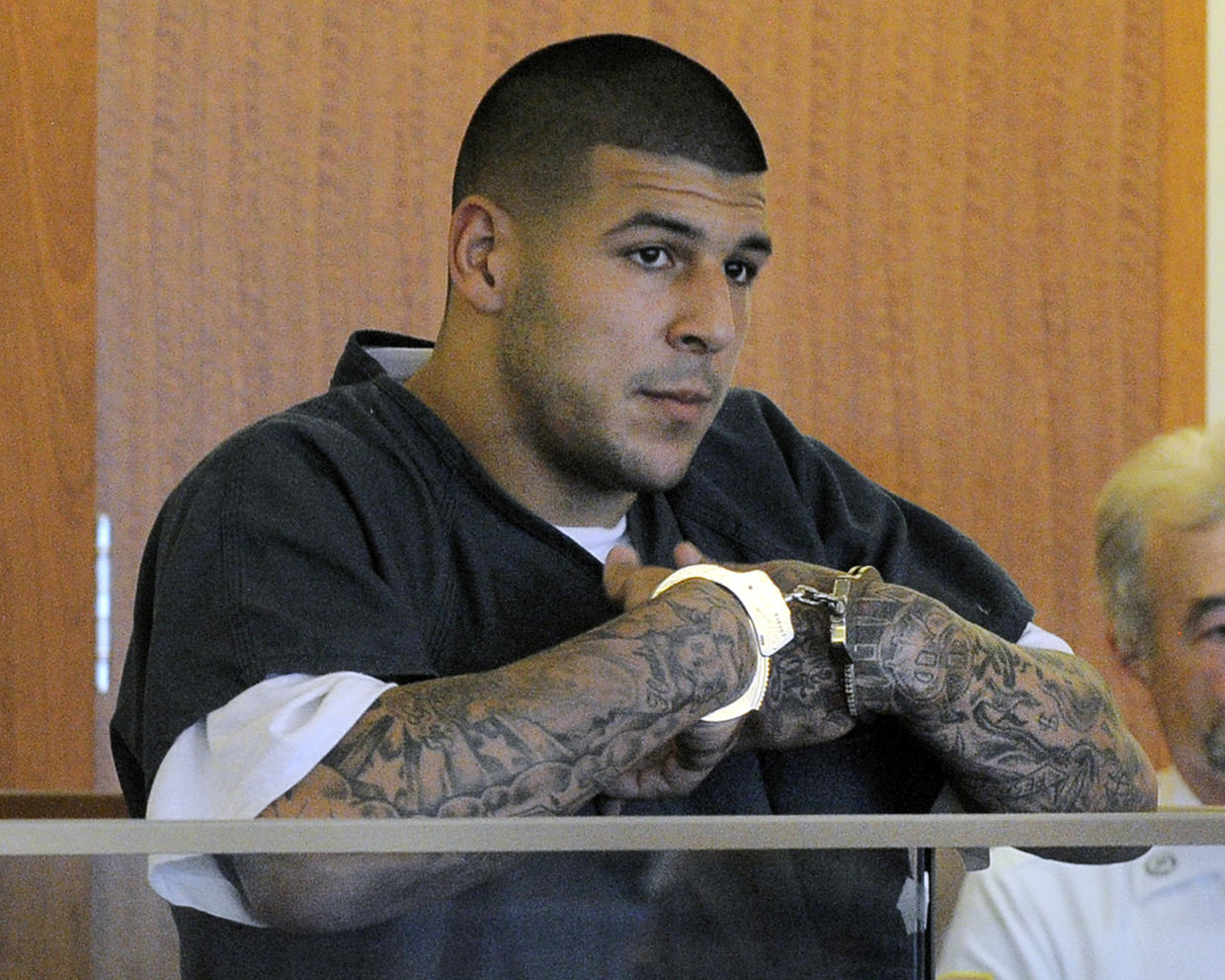 Aaron Hernandez former New England Patriots tight end due in court in