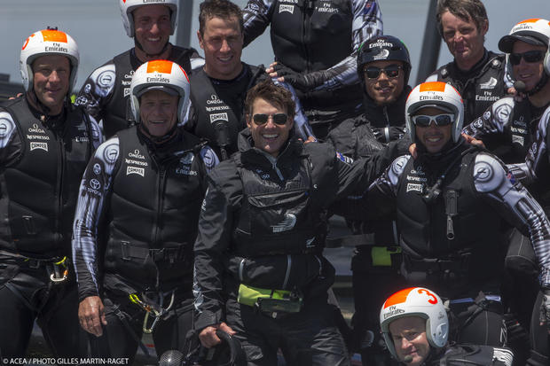 Tom Cruise Guest of Emirates Team New Zealand 