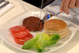 Synthetic burger