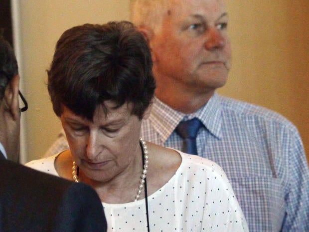 Swedish scientist Ake Sellstrom, at right, and U.N. high representative for disarmament Angela Kane