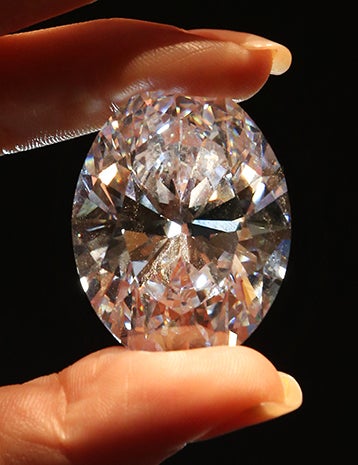 Massive flawless diamond goes to auction CBS News