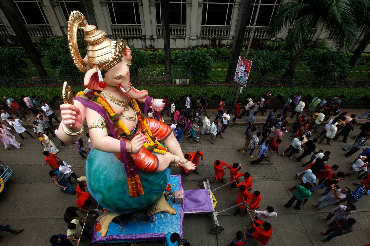 Hindus celebrate Ganesha the elephantheaded god CBS News