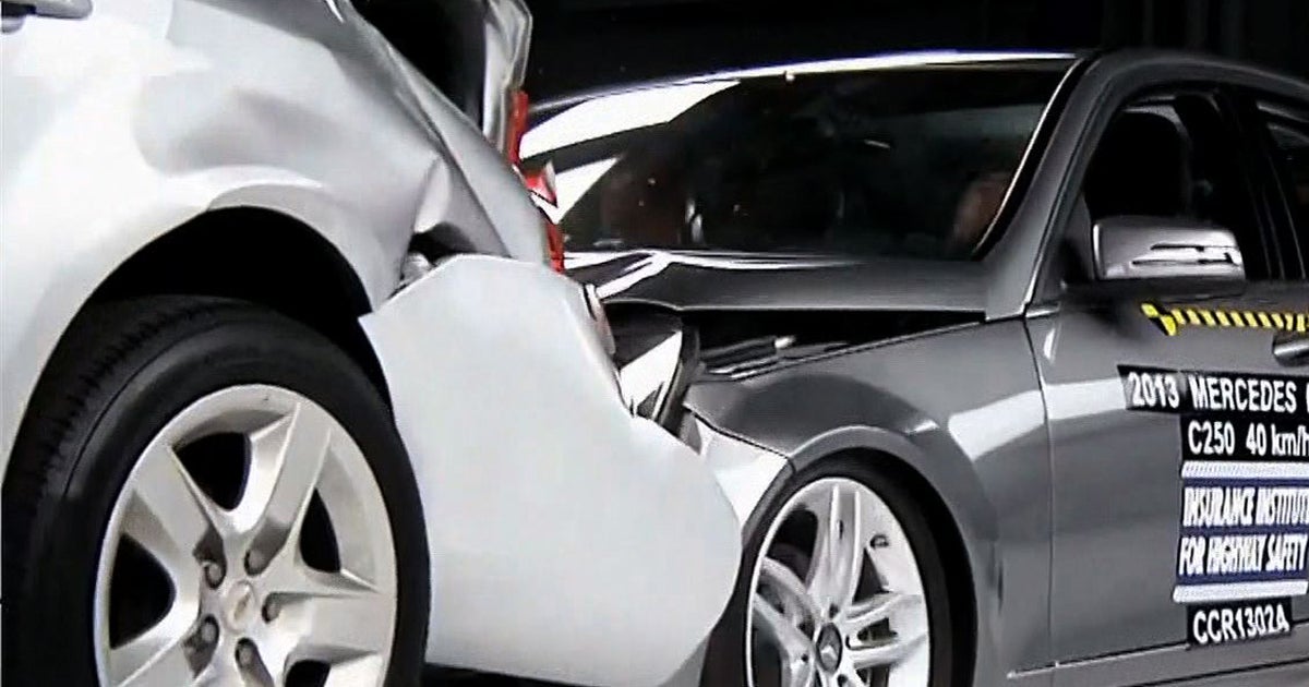 Auto collision warning systems, braking measured in first-ever test