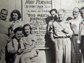 The Mercury Theater on the Air, a drama company founded by little-known director Orson Welles.