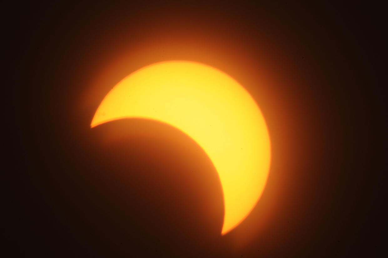 Rare solar eclipse CBS News