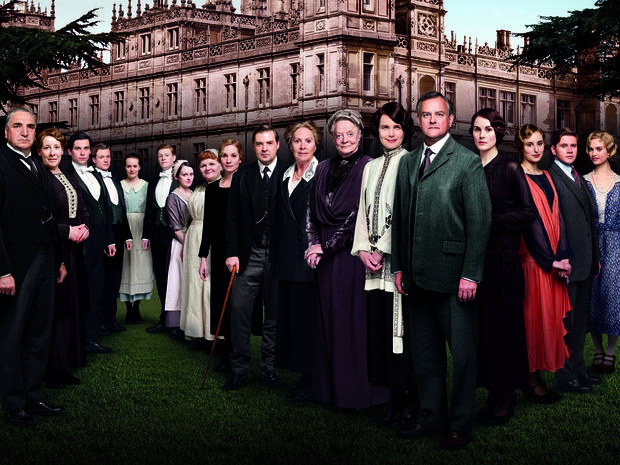 The cast of season 4 of "Downton Abbey." 
