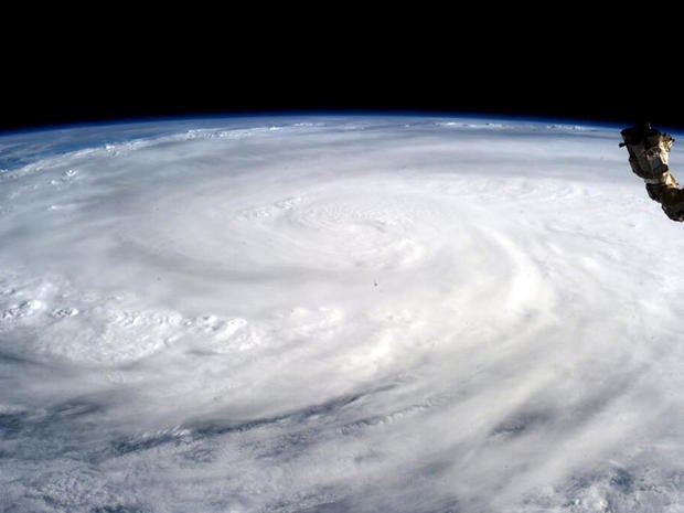 Typhoon Haiyan is seen in this image provided by NASA taken by Astronaut Karen L. Nyberg aboard the International Space Station Nov. 9, 2013.