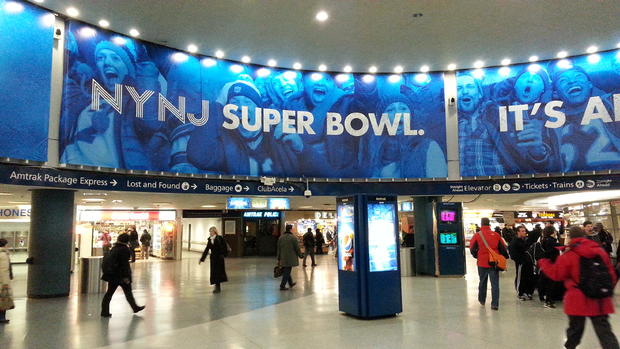 Penn Station Super Bowl 