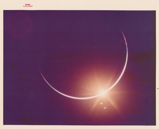 004_Eclipse of the Sun by the Earth, Apollo 12, November 1969, Vintage chromogenic print, 20.2 x 25.4 cm.jpg 