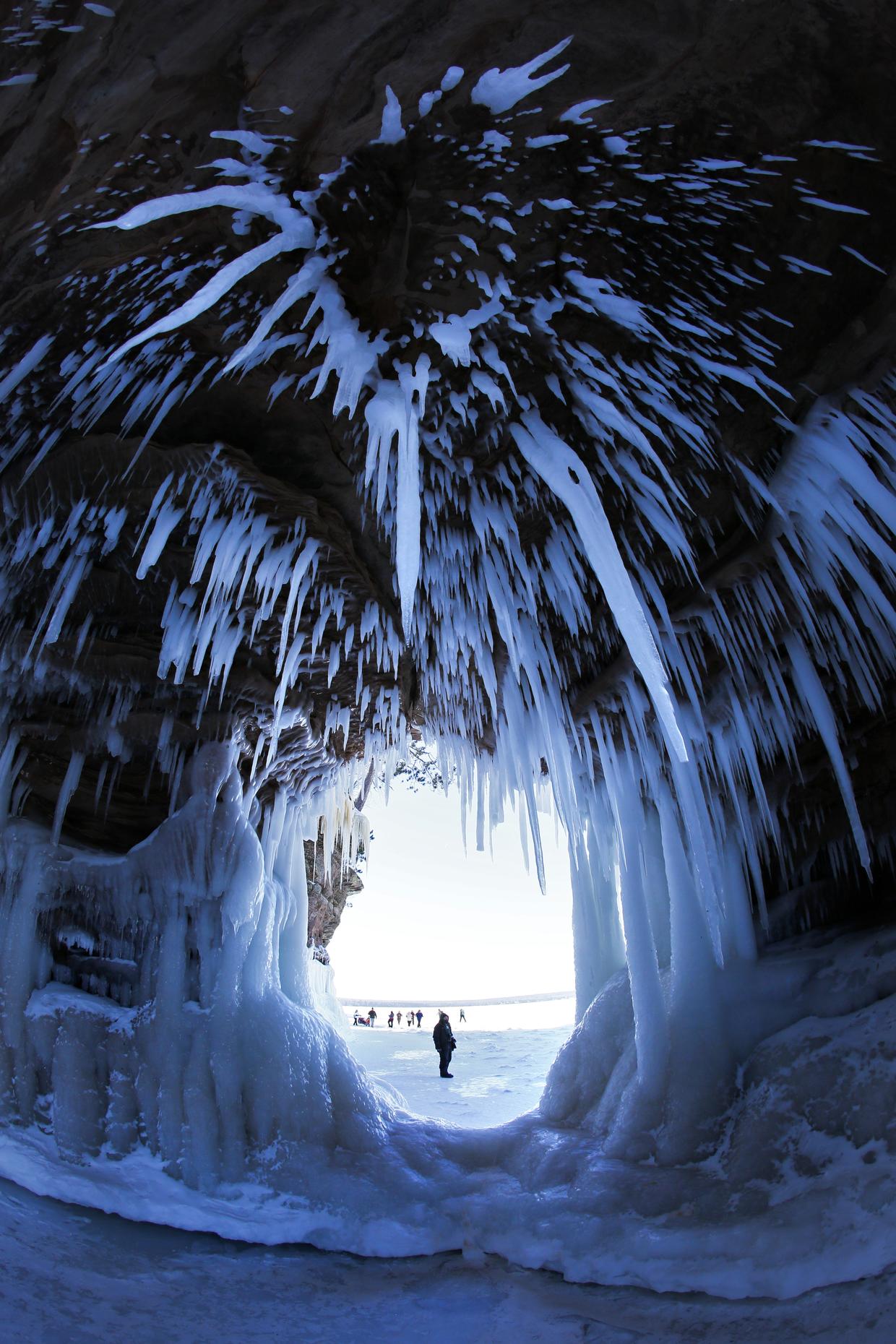 Lake Superior's dazzling ice caves