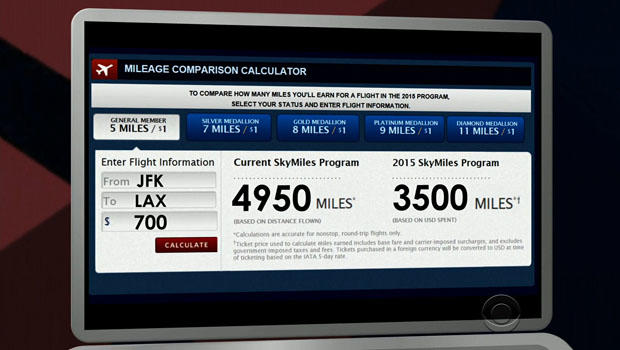 Delta to change how it calculates frequent flyer program - CBS News