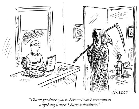 Image result for thank goodness you're here cartoon new yorker