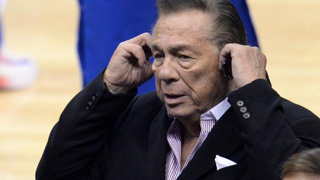 Los Angeles Clippers owner Donald Sterling attends the NBA playoff game between the Clippers and the Golden State Warriors 