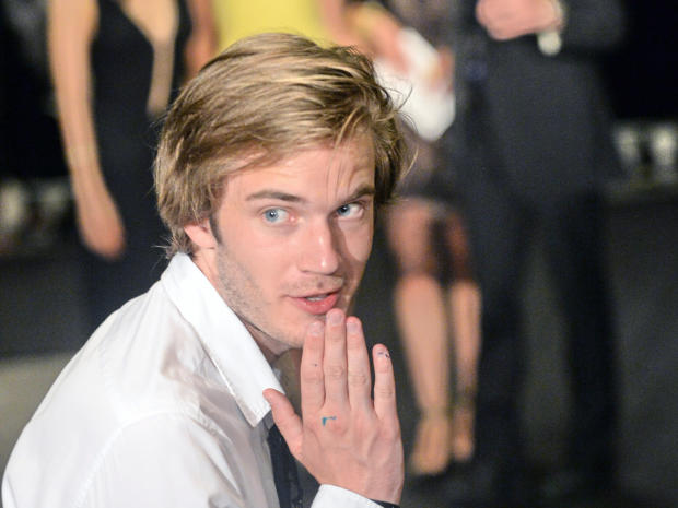 Swedish video game commentator and YouTube star Felix Kjellberg, aka PewDiePie, at the Singapore Social Star Awards on May 23, 2013. GETTY
