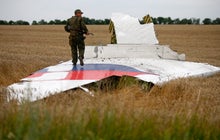 Malaysia Airlines flight shot down in eastern Ukraine 