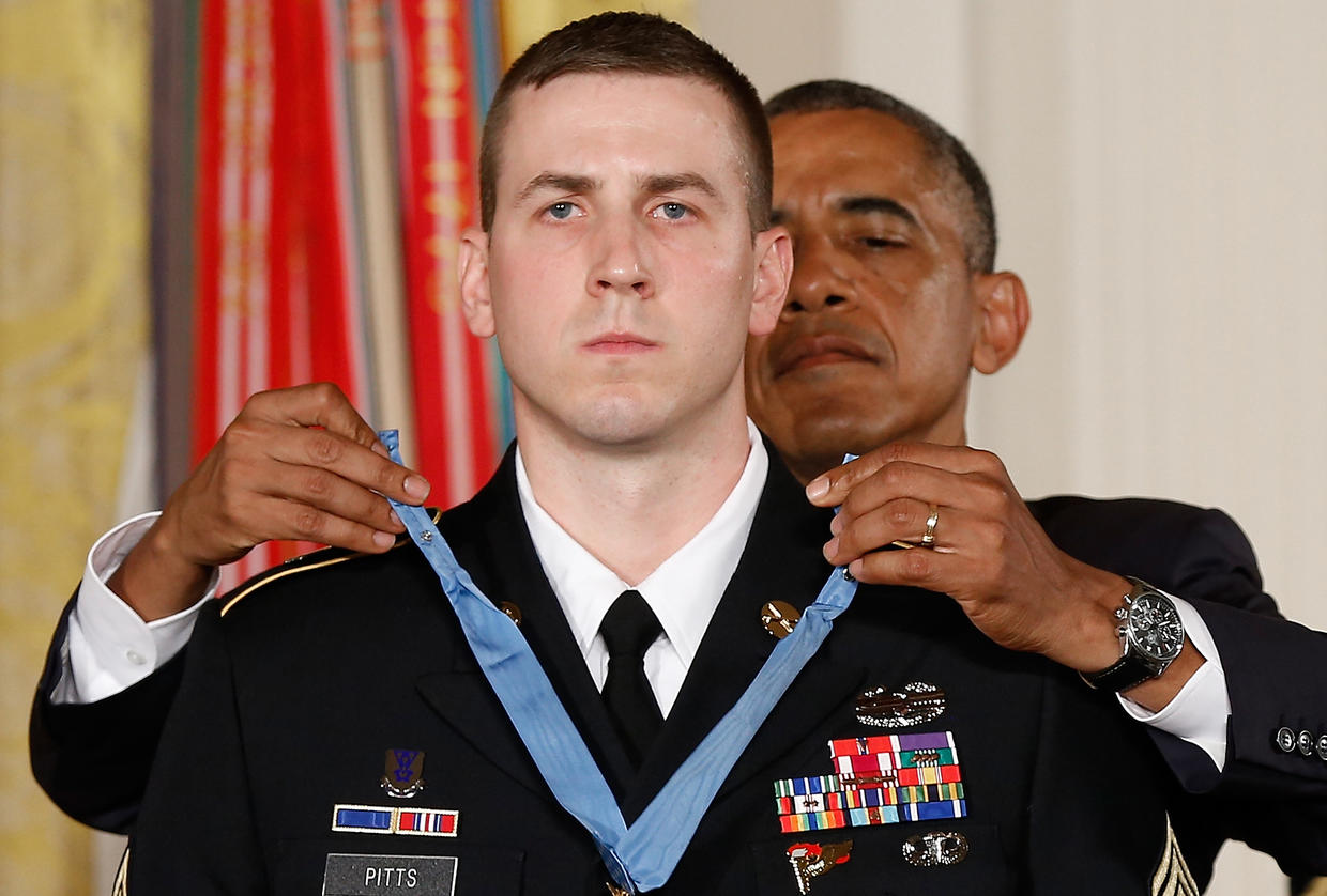 Medal of Honor ceremony Ryan Pitts awarded the Medal of Honor