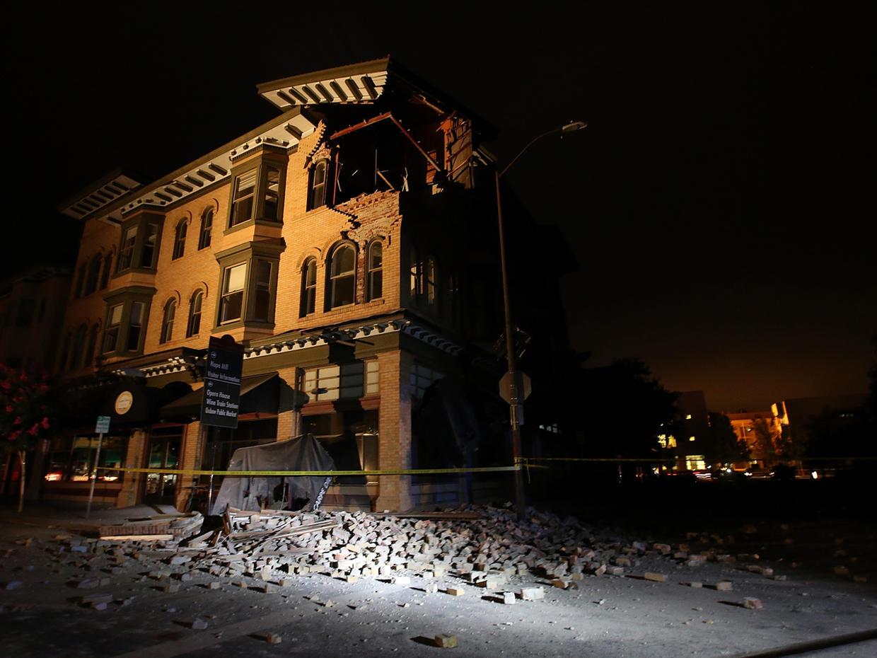 Strong earthquake knocks Napa Valley CBS News