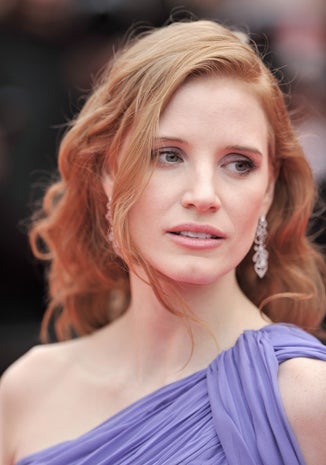 Jessica Chastain on the red carpet - CBS News