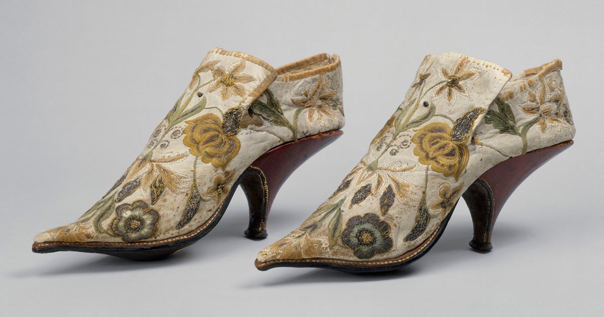 first high heels invented