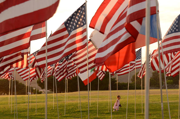US-ATTACKS-9/11-ANNIVERSARY veteran's day american flag 