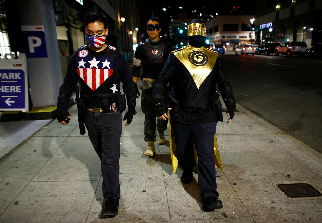 California "Superheroes" watch over San Diego Pictures CBS News
