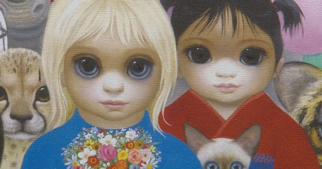 The Big Eyes Paintings Of Margaret Keane Cbs News